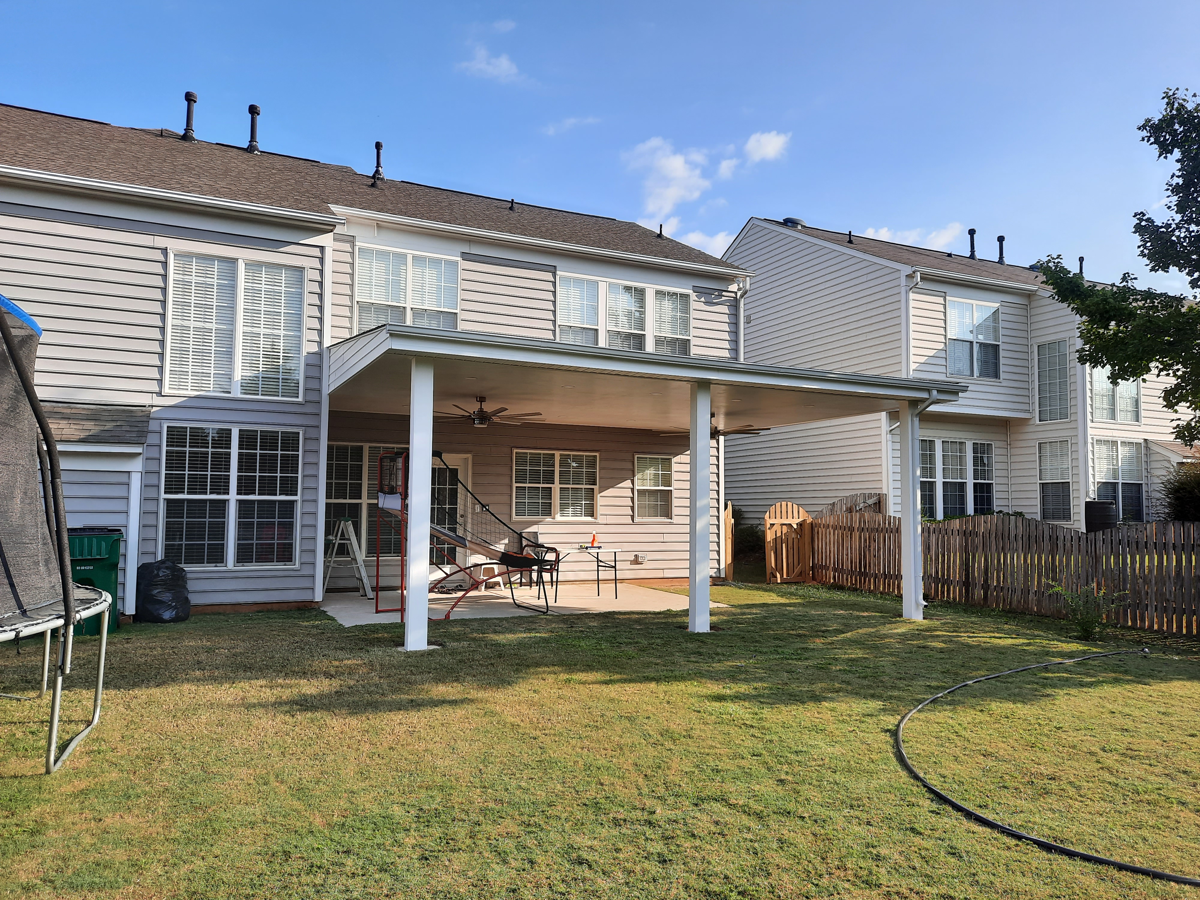 Attached Covered Porch
